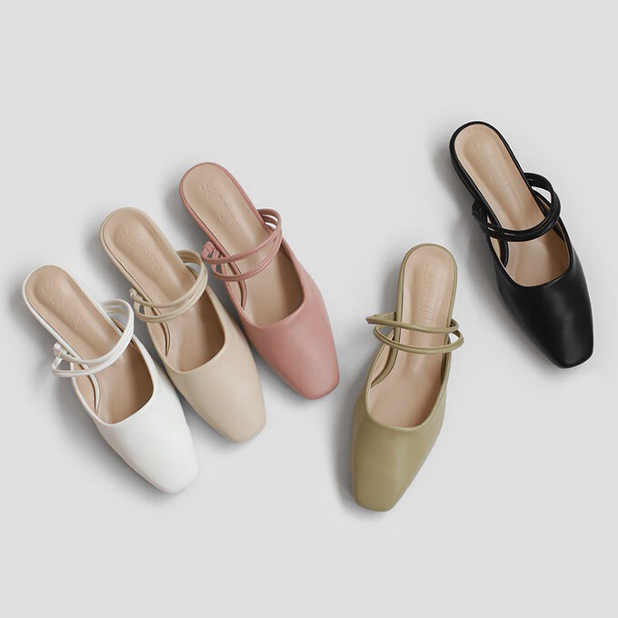 [SAPPUN] Hamelly Strap Mule Slipper 2cm