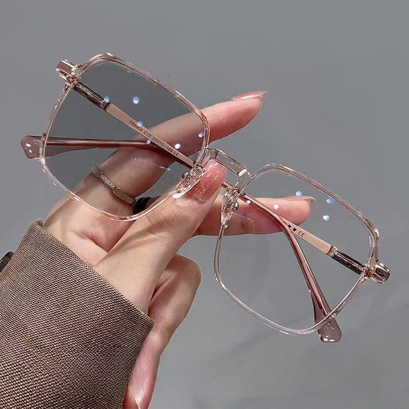 +0~+400 Photochromic Presbyopia glasses, color changing anti blue light presbyopia glasses, womens large frame fashionable presbyopia glasses,+75,+125,+175,+225,+275,+325,+375