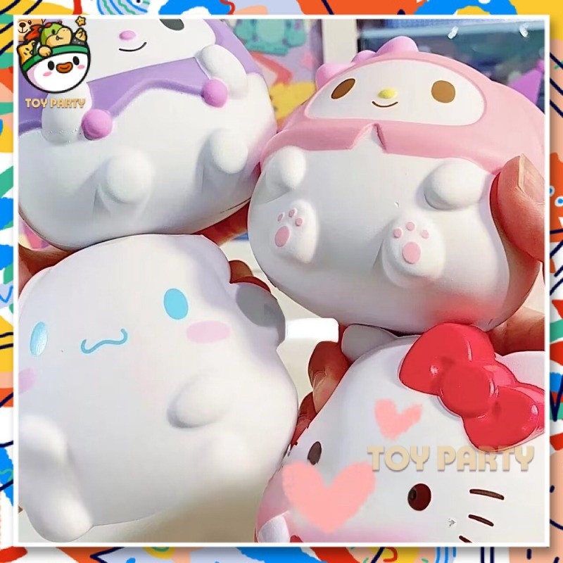⭐24h⭐Sanrio DollSanrio Cinnamoroll Hello Kitty Purin Dog Doll Stress Relief Toys Kawaii Finger Press Rebound Vent Anxiety Relief Toys CEP