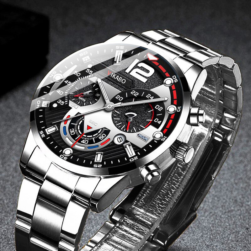 BlessU Mens Watch Fashion Business Original Mens Quartz Watch