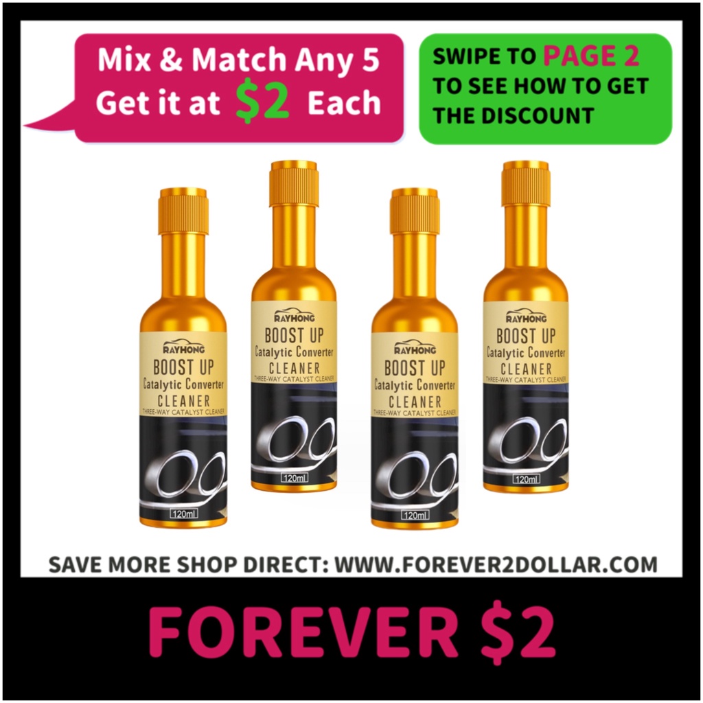 FOREVER $2 Engine Cleaner Catalytic Converter Cleaner Reduce Fuel Consumption Reduce Bad Smell