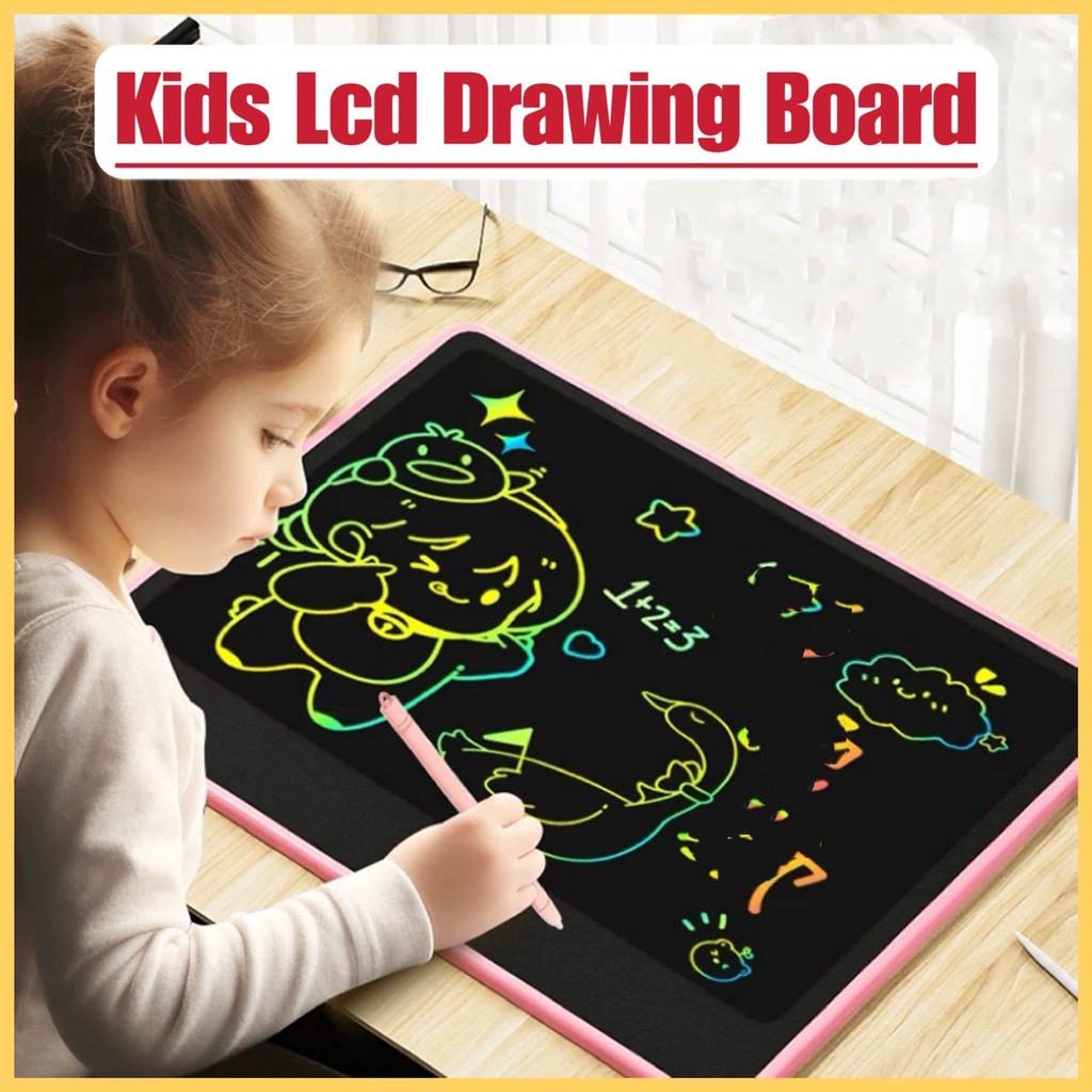 New Drawing Board 16 inch / 12 inch Kids LCD Writing Tablet Digital Drawing Graphics Kids Writing Tablet