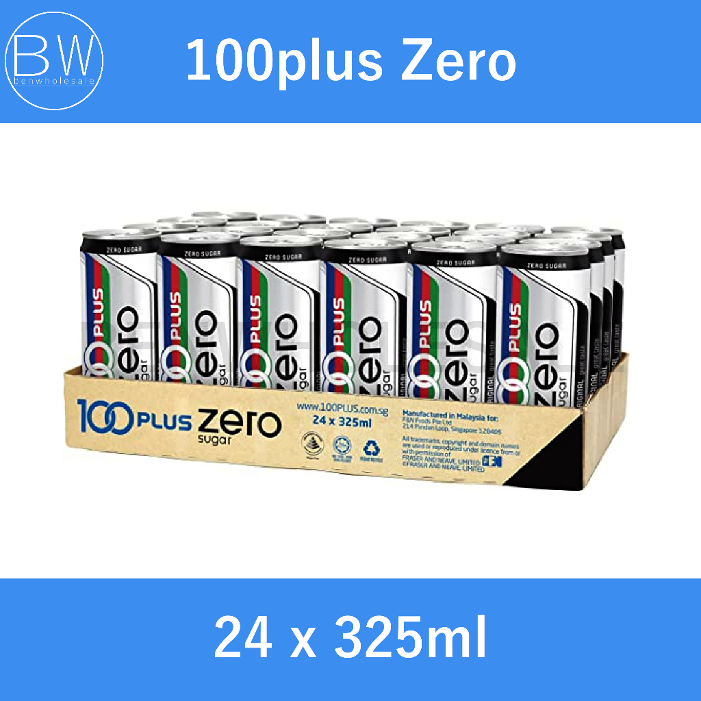 100plus Zero Sugar Can 24 x 325ml