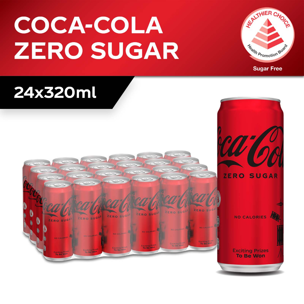 Coca-Cola Zero Sugar 24 x 320ml Case