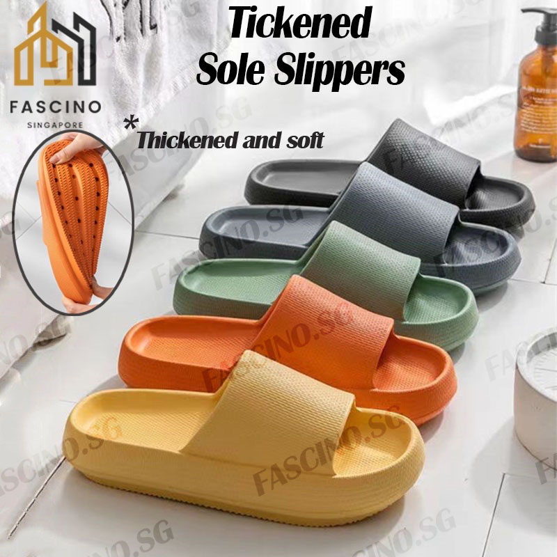 SGThick Sole Home Slippers Shower Slipper Super Soft Bathroom Slippers Indoor Sandal for Women Men
