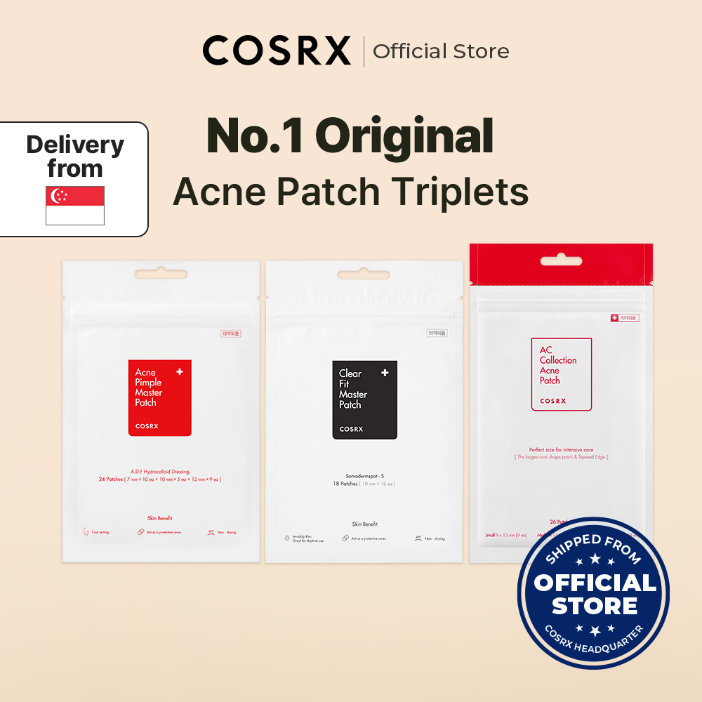 [COSRX OFFICIAL] Acne Pimple Master Patch 24 Patches / AC Collection Acne Patch 26 Patches / Clear Fit Master Patch 18 Patches