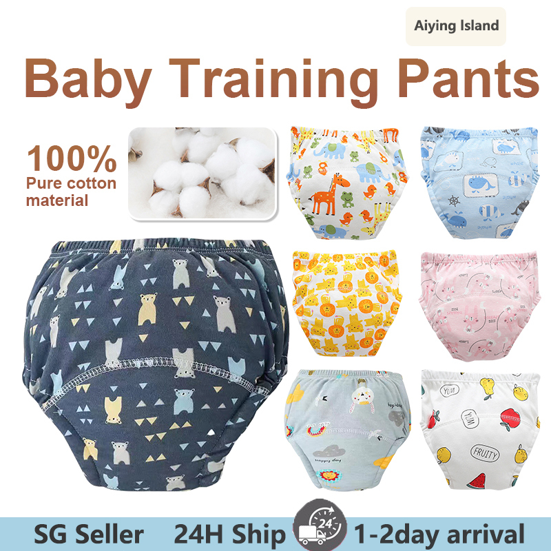 SGTraining Pants Toddler Potty Training Pants 8 Layers 100% Cotton Diaper Training Pants Highly Absorbent