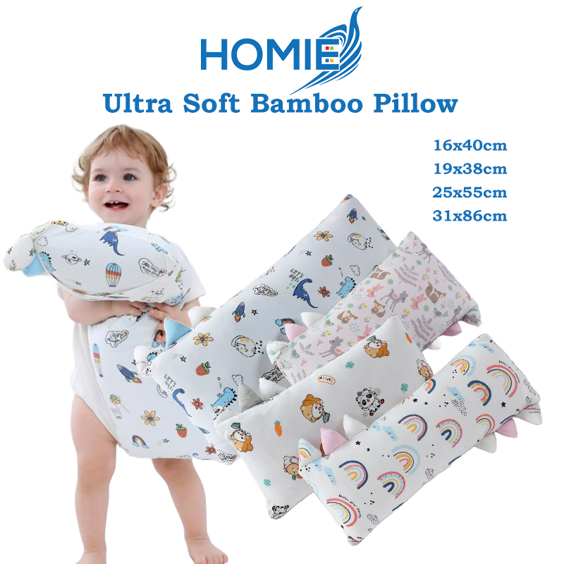 ?Ultra Soft Organic Baby Bamboo Pillow Bamboo Baby Pillows for better Sleeping#HugPillow
