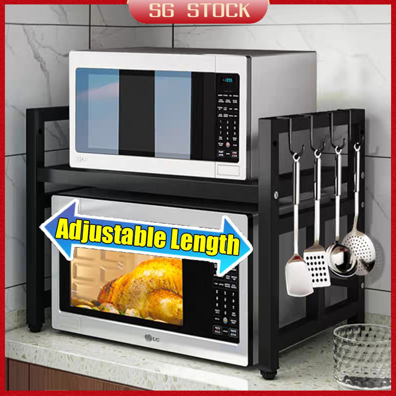 Local stockMicrowave Rack/Length and Height Kitchen Storage Rack