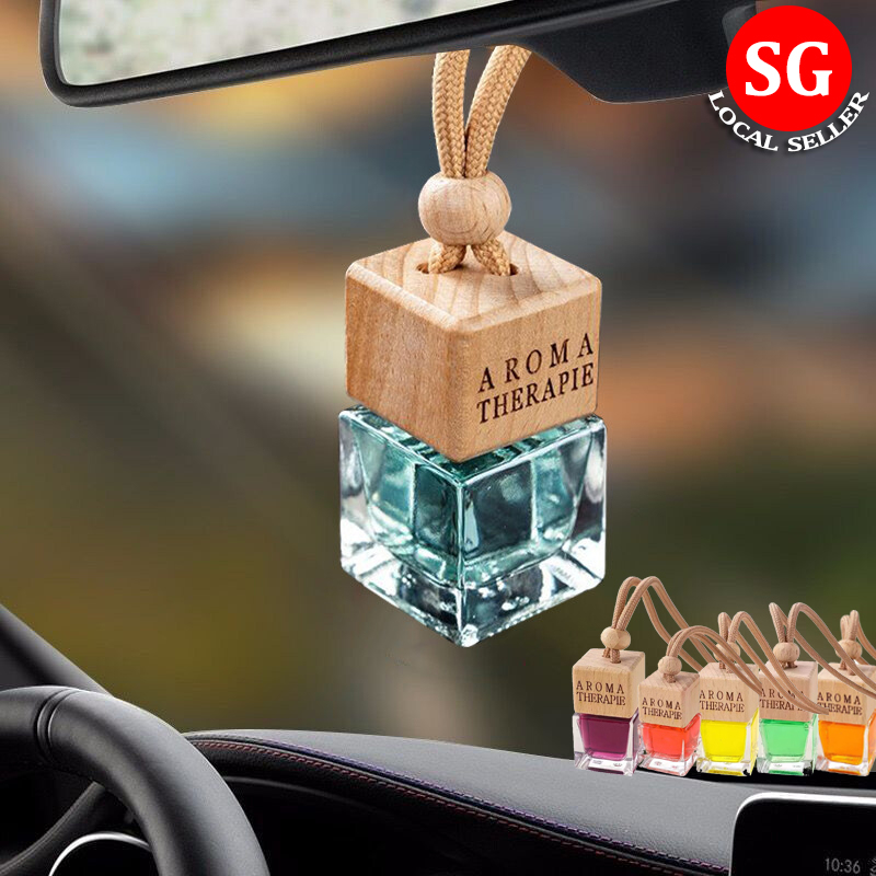 ??SG stockCar Air Freshener Hanging Diffuser Scent  Car Hanging Aroma Diffuser Vehicle Air Scent Perfume Car Aromather