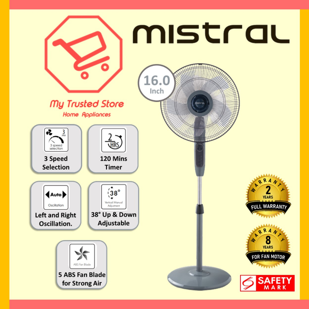 MISTRAL MSF1633 16 STAND FAN