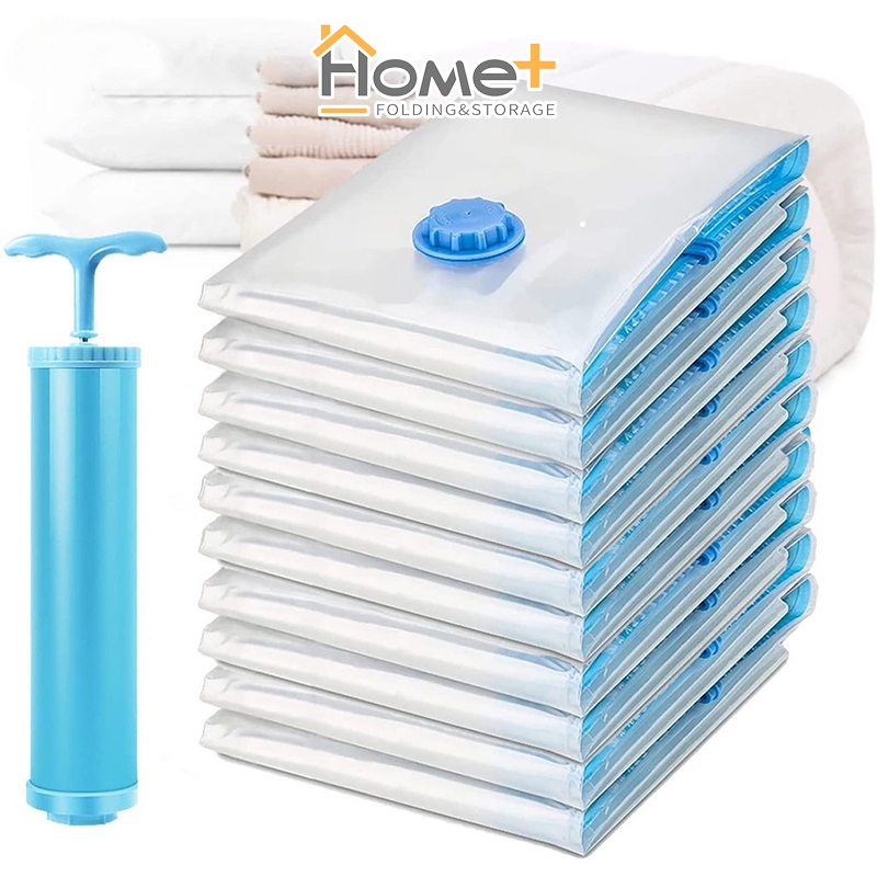HOME+ Vacuum Sealer Packing Bag Storage Compression For Clothes-Vacumn Vaccum Ziplock Travel