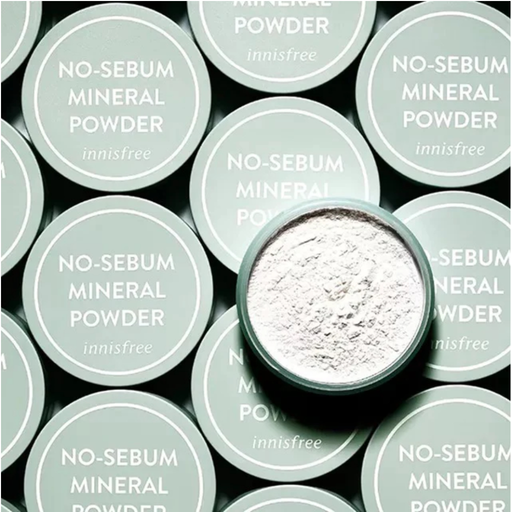 Innisfree No-Sebum Mineral Powder 5g keep your skin smooth and matte all day