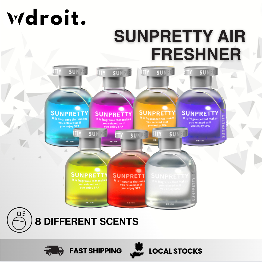 SG SUNPRETTY AROMA SCENT DIFFUSER CAR HOME FRESHENER