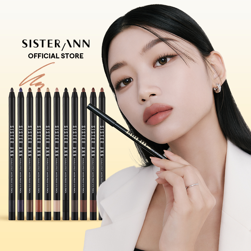 [SISTER ANN Official] Double Effect Waterproof Eye pencil 2 in 1 15 Colors