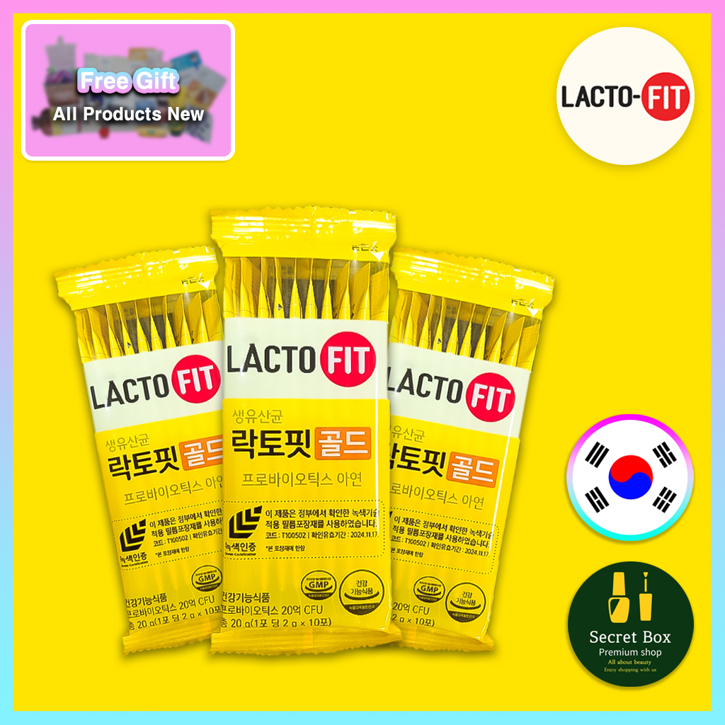 Chong Kun Dang Lacto Fit GoldNew 5X Probiotics 50 Sachet/ LACTO FIT 50pcs [No case]