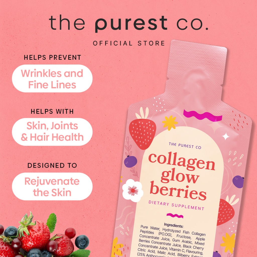 Purest Co Collagen Glow Berries 5500mg Skin Glow & Firming