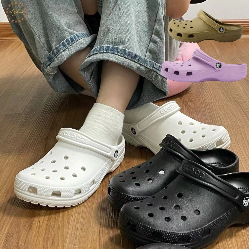 Unisex Croc s Men Women casual Outdoor kids Lightweight Hole Beach Sandals Womens Shoes Non-Slip Beach Casual
