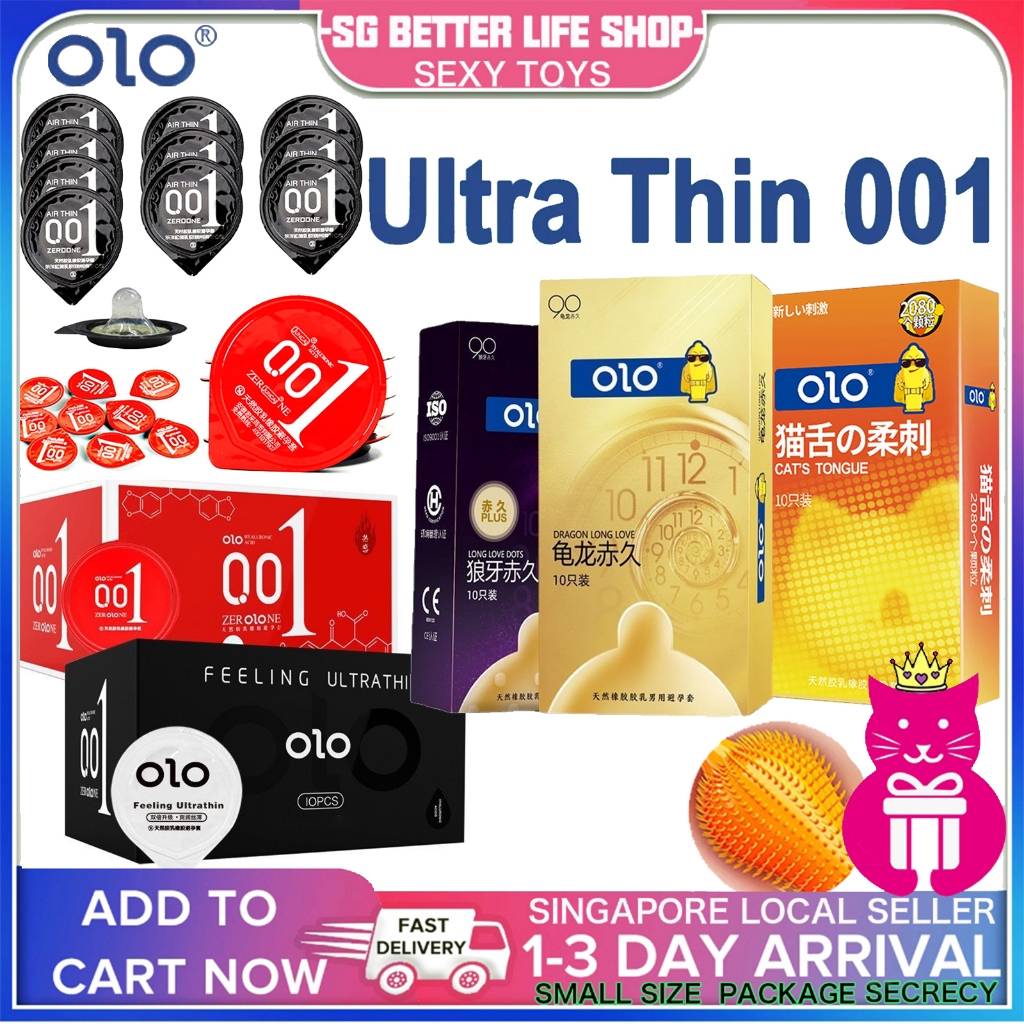 SG SELLEROLO Condoms Authentic Hyaluronic Acid Ultra-Thin Stealth Contraception Delay Condoms Fun Sspike Set of 001