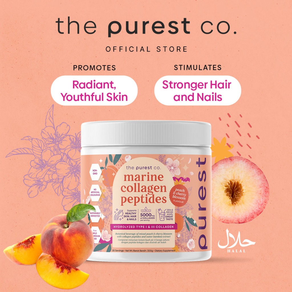 Purest Co Marine Collagen Peptides Skin, Hair & Nail Vitality