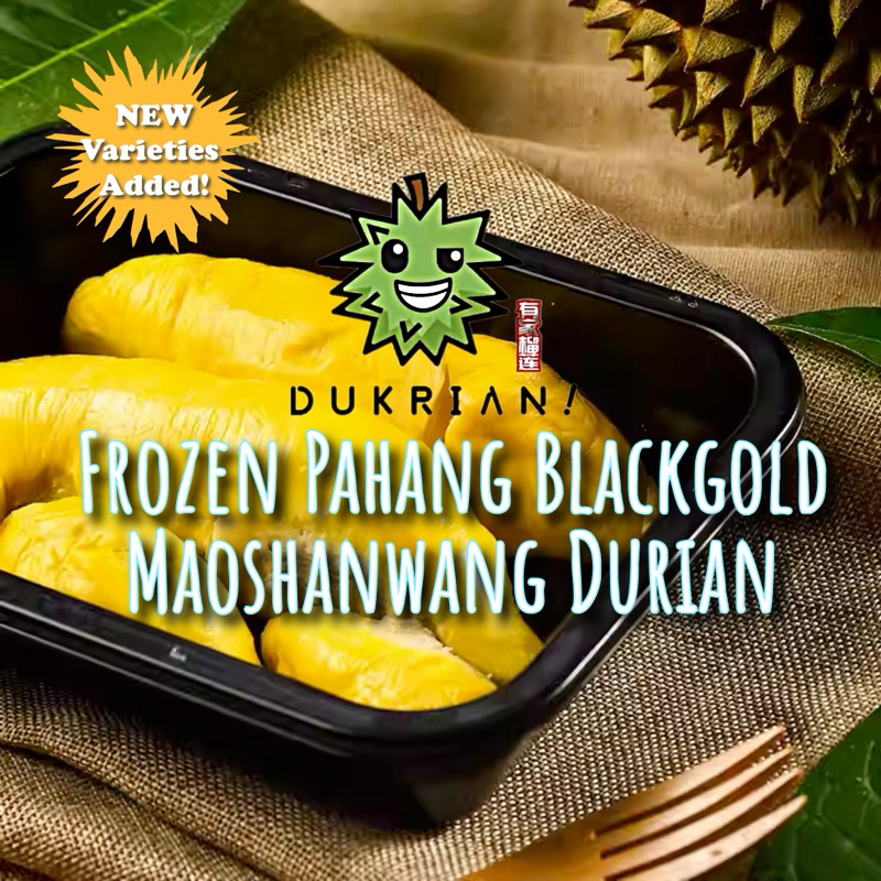 Dukrian! Frozen Pahang Blackgold Mao San Wang MSW Durian!