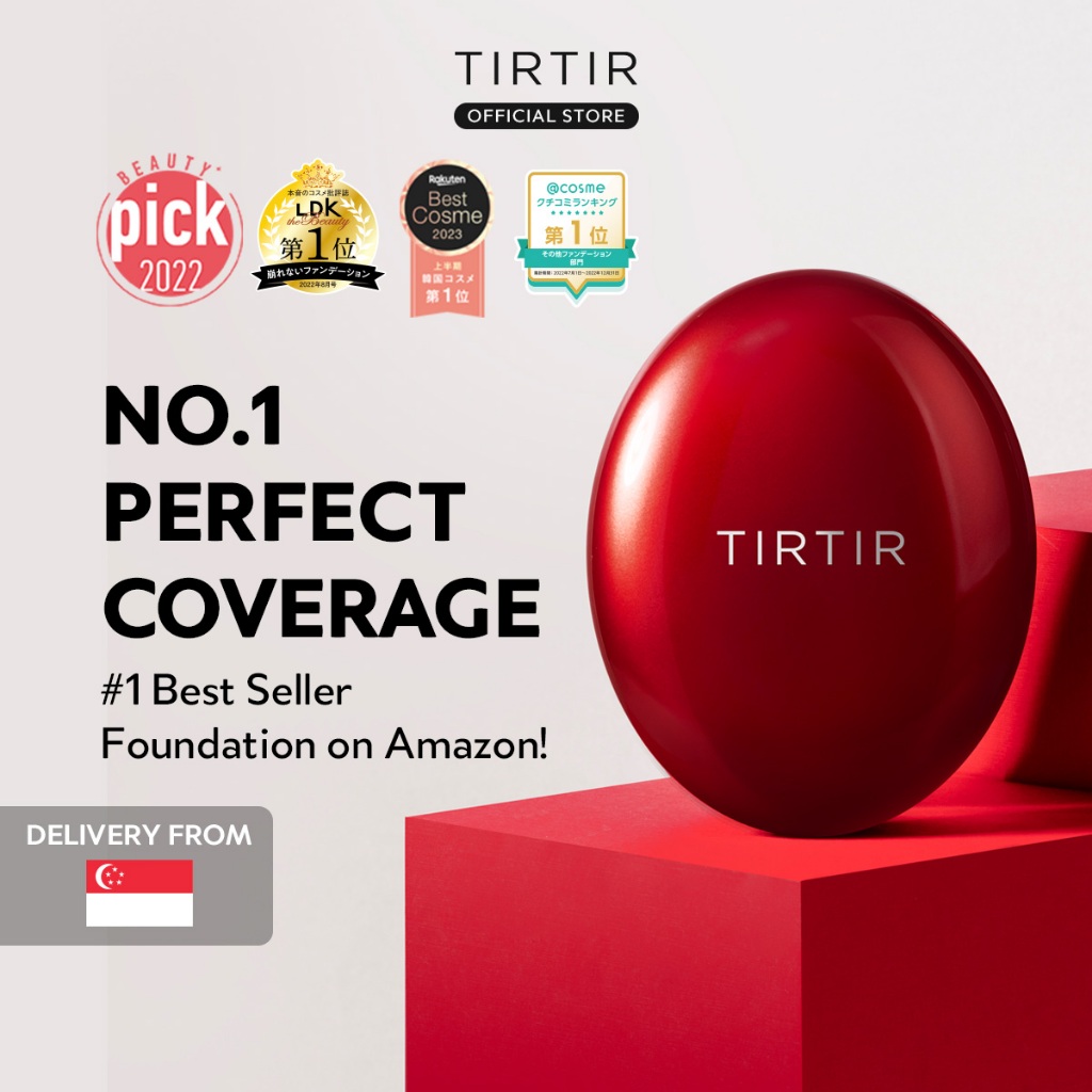 [TIRTIR] Mask Fit Red Cushion 18g / 20 Shade 13C 13N 15C 17C 17N 17W 21C 21N 21W 23N 24N 24W 25N 27N 29N 33C 33N 35N 40N 43N / Semi-Matte Finish