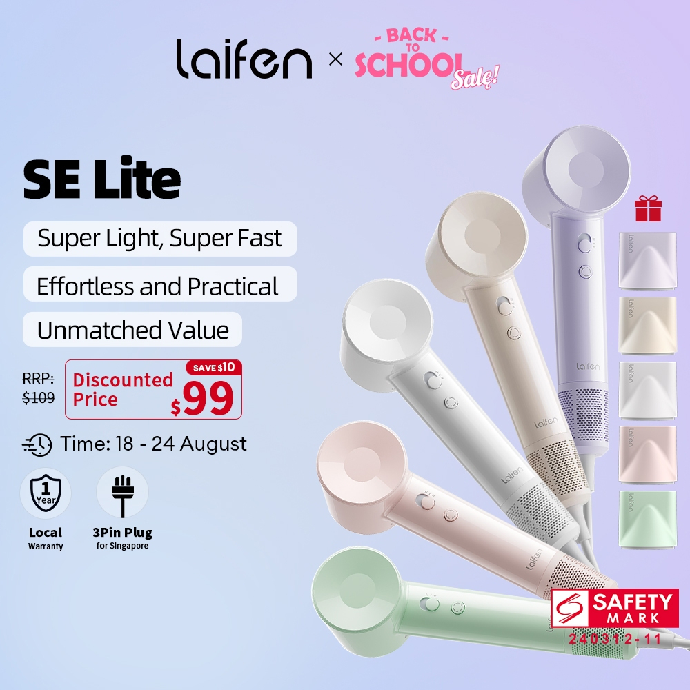 NEWLaifen SE-Lite Entry-level High-speed Hair Dryer Fast Drying Lightweight Travel Hair Dryer