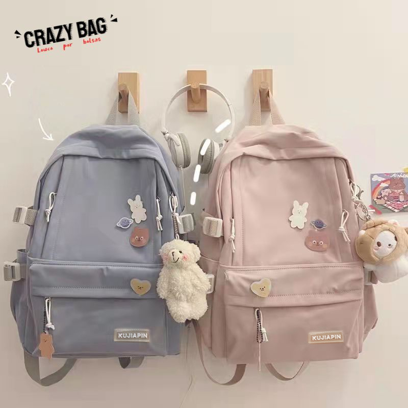[spot-free] Korean version of large-capacity schoolbags, good-looking Japanese girls ins schoolbags, Korean version of large-capacity backpacks, super-hot cute shoulder bags